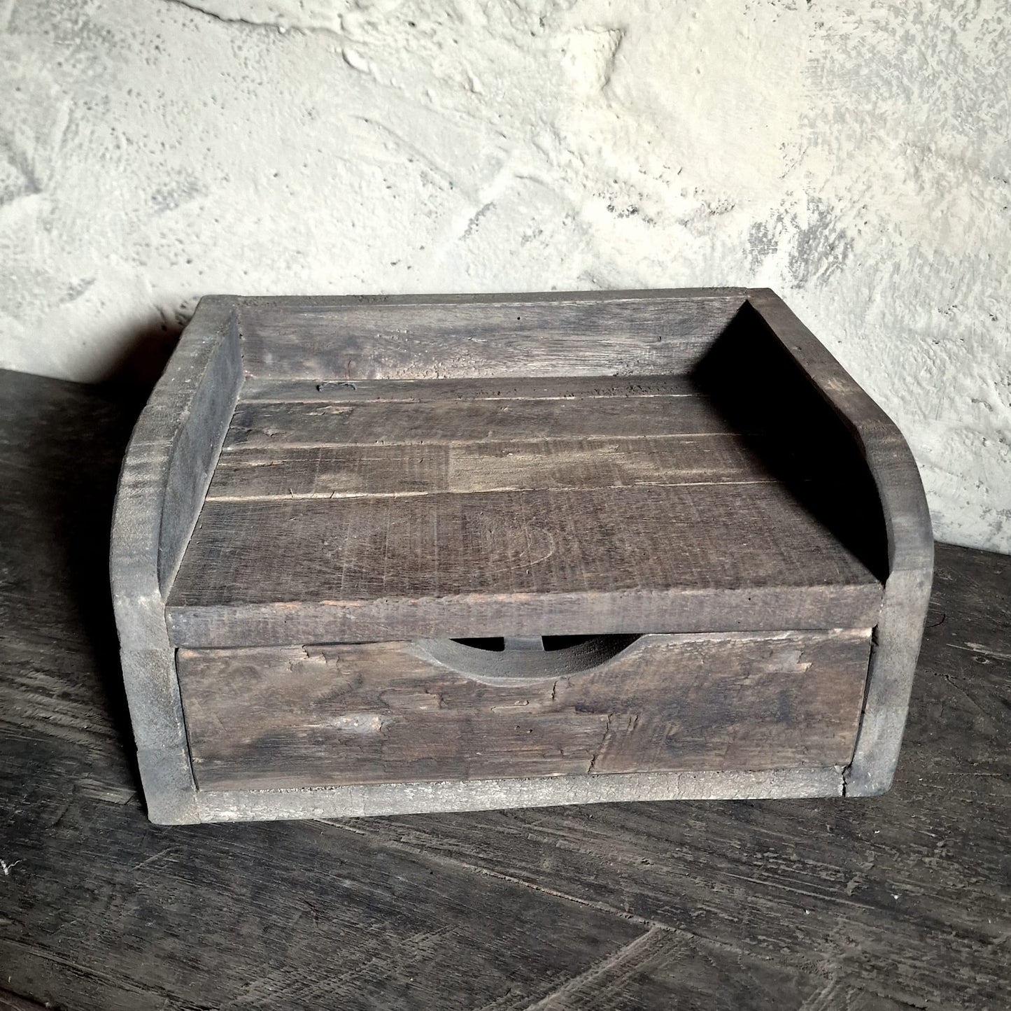 Houten Gruttersbak met Lade