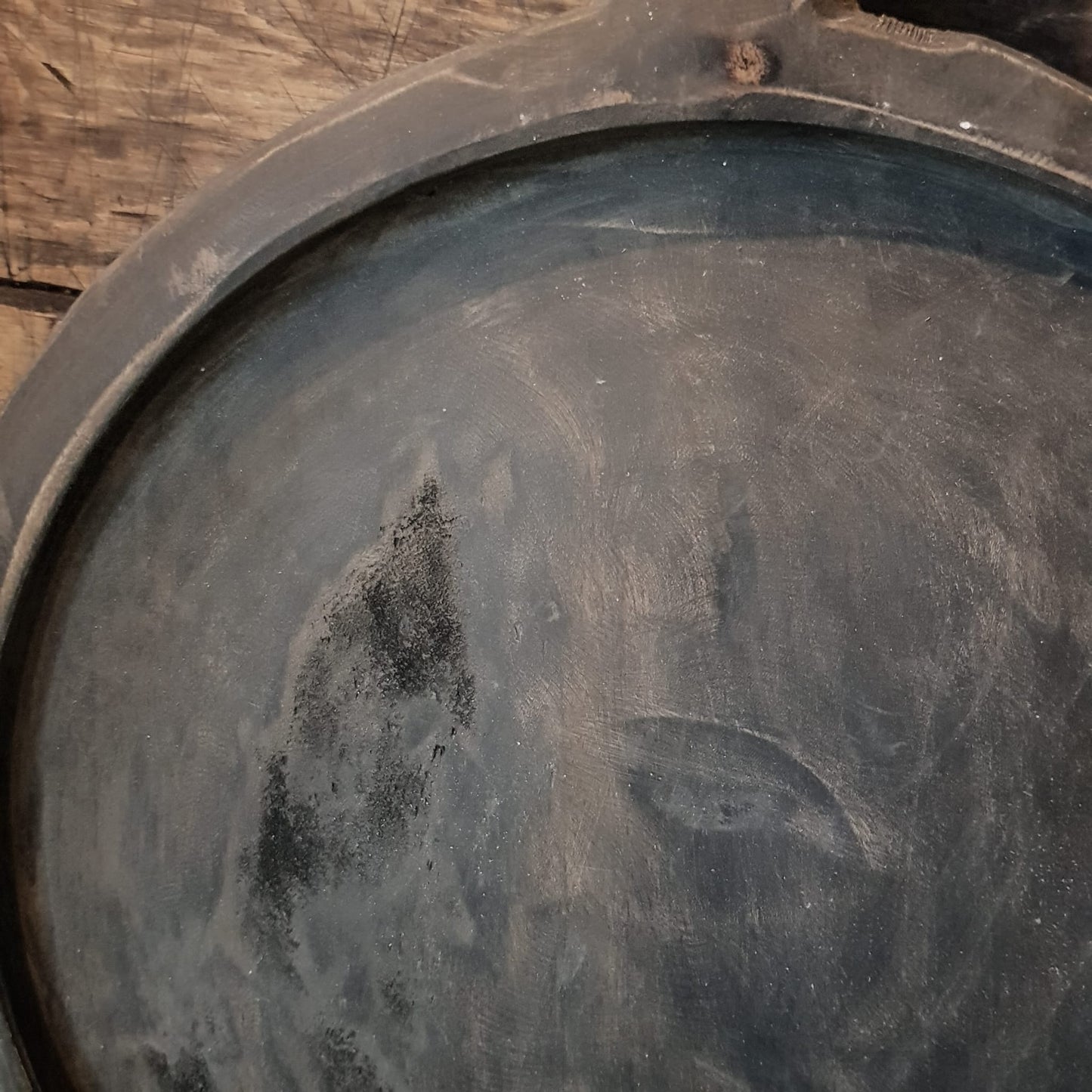 Ronde Plank met Steel