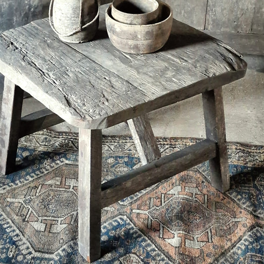 Houten Bijzettafel Old Barn