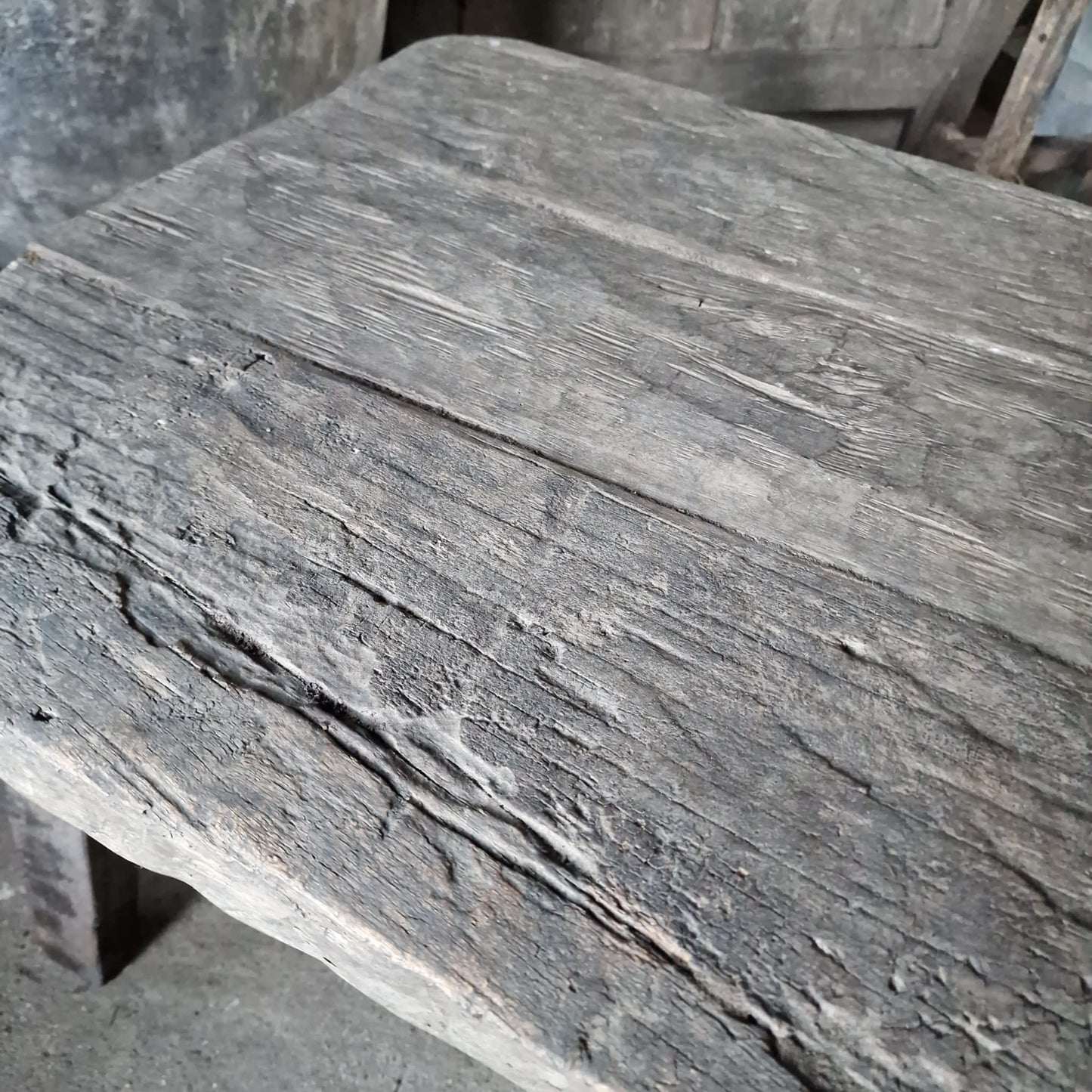 Houten Bijzettafel Old Barn
