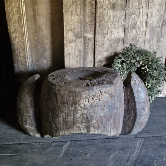 Houten Blokkandelaar