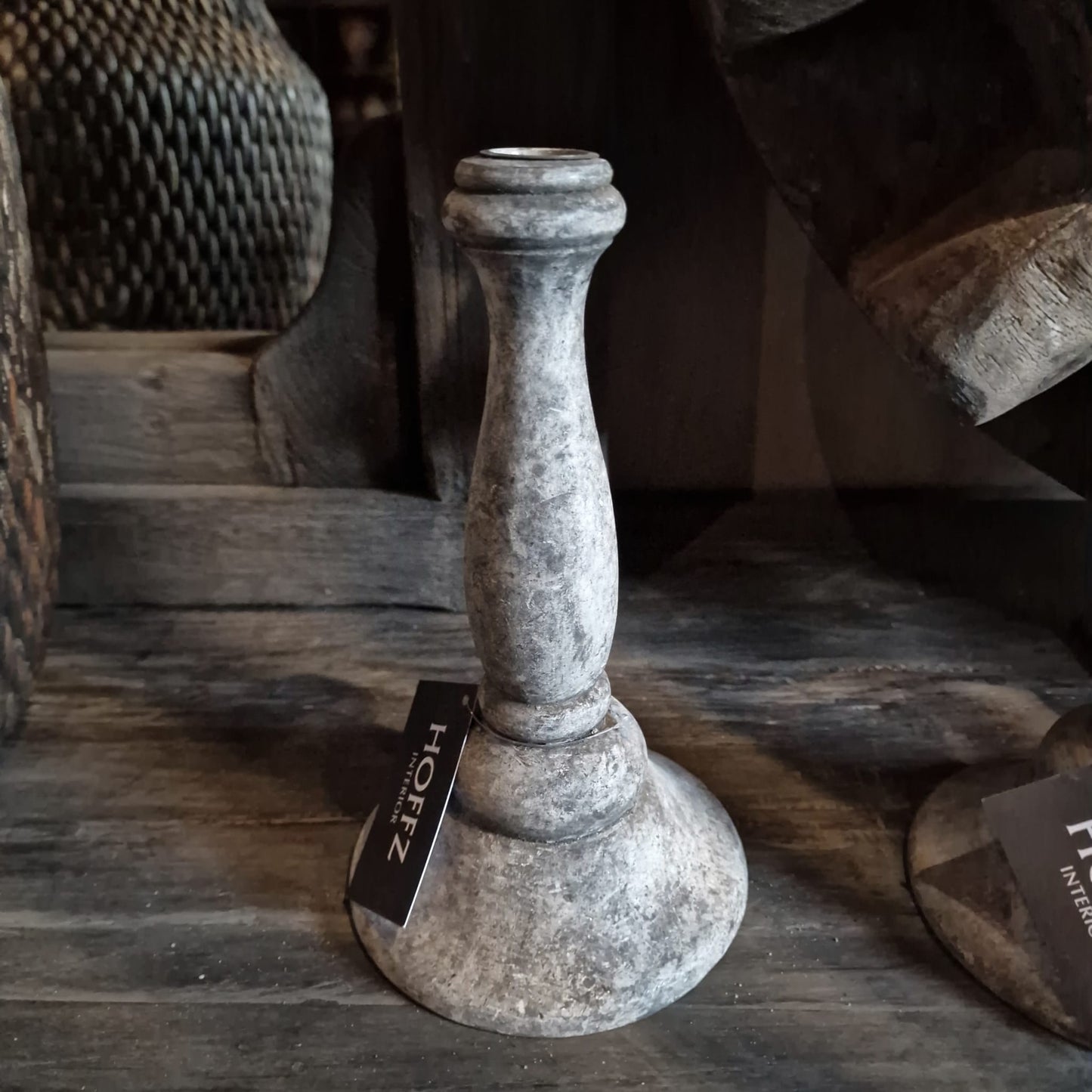 HOFFZ Houten Kandelaar