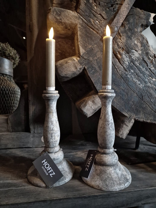 HOFFZ Houten Kandelaar