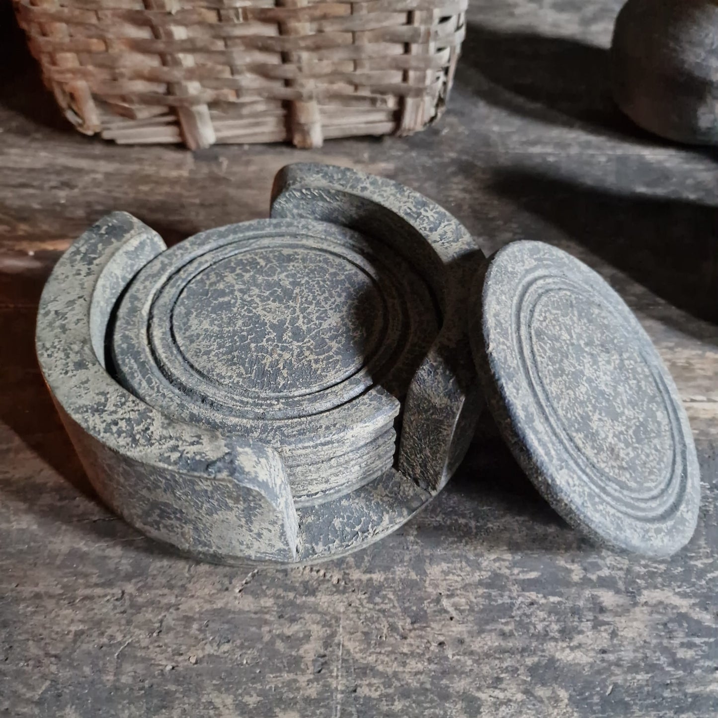 Houten Onderzetters (set van 6)
