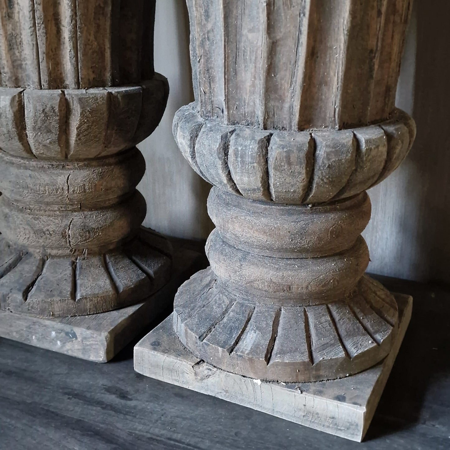 Houten Vaas