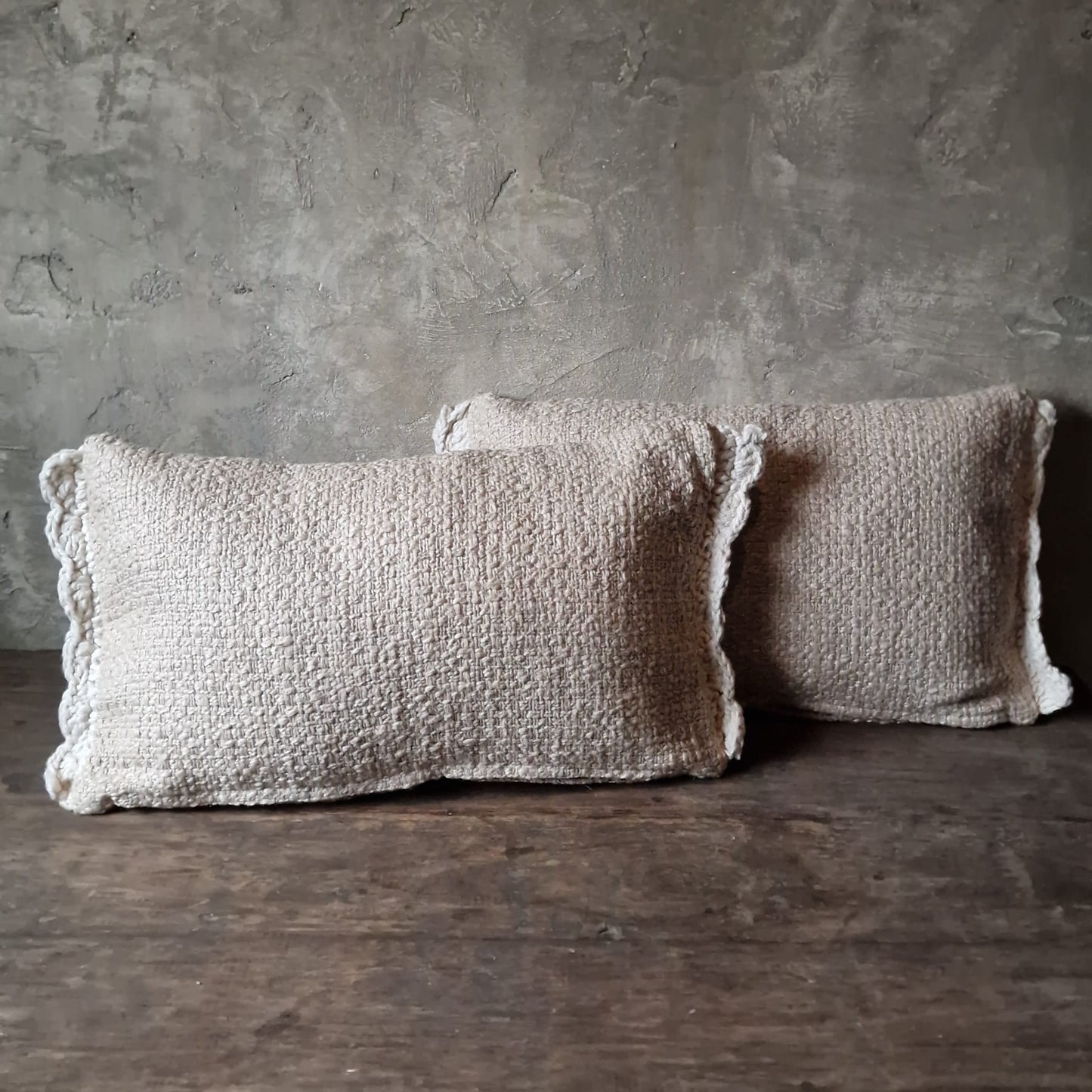 Kussen Grof Katoen Beige
