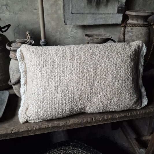 Kussen Grof Katoen Beige