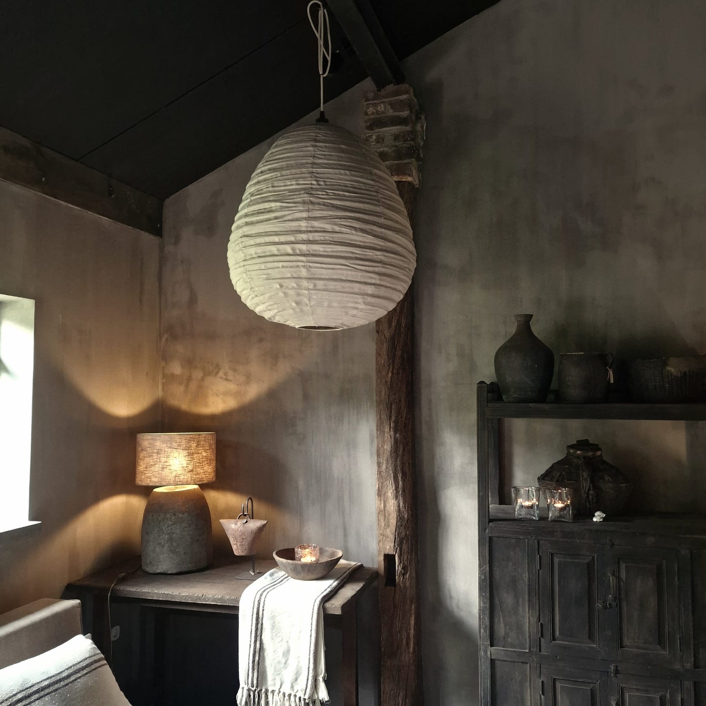 Hanglamp Lampion Linnen