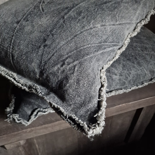 Stonewashed Linnen Kussen