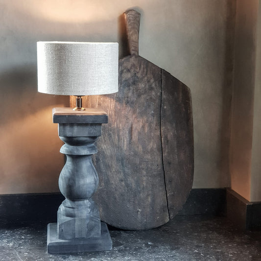 Houten Balusterlamp
