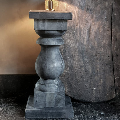 Houten Balusterlamp