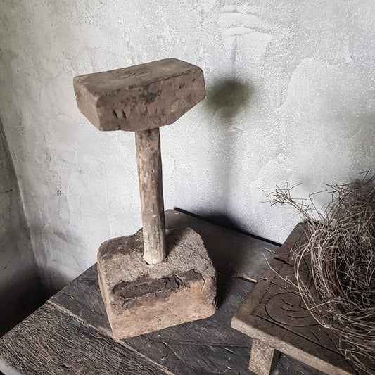 Houten Stamper Kandelaar #2