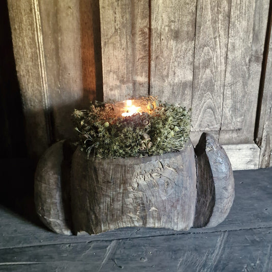 Houten Blokkandelaar