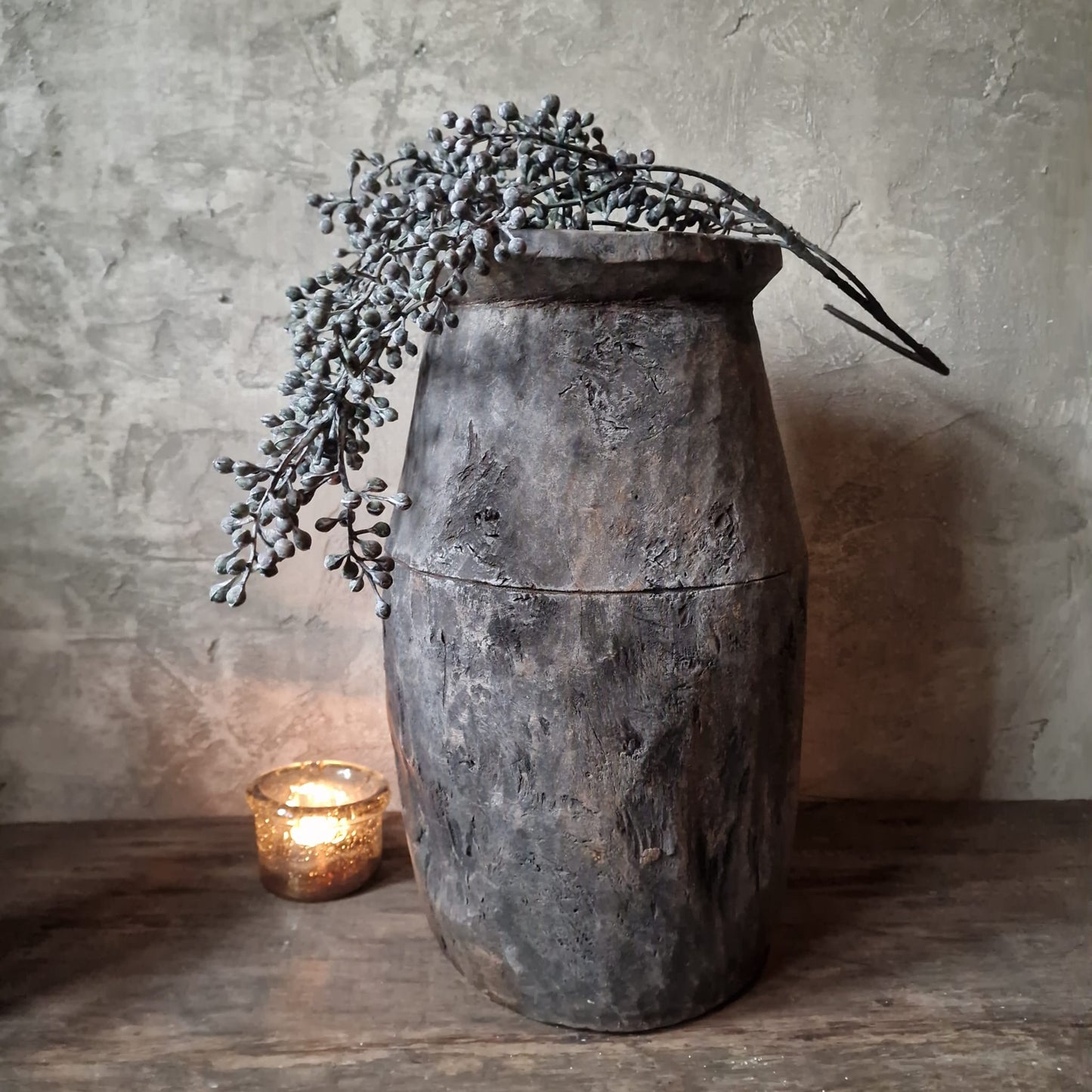 Houten Naga Pot
