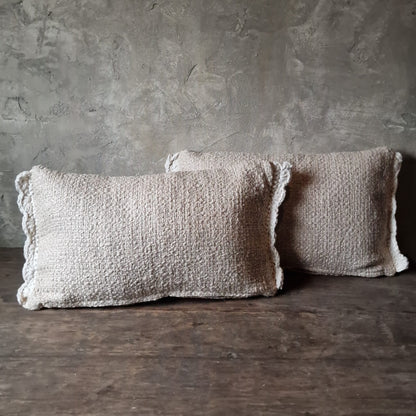 Kussen Grof Katoen Beige