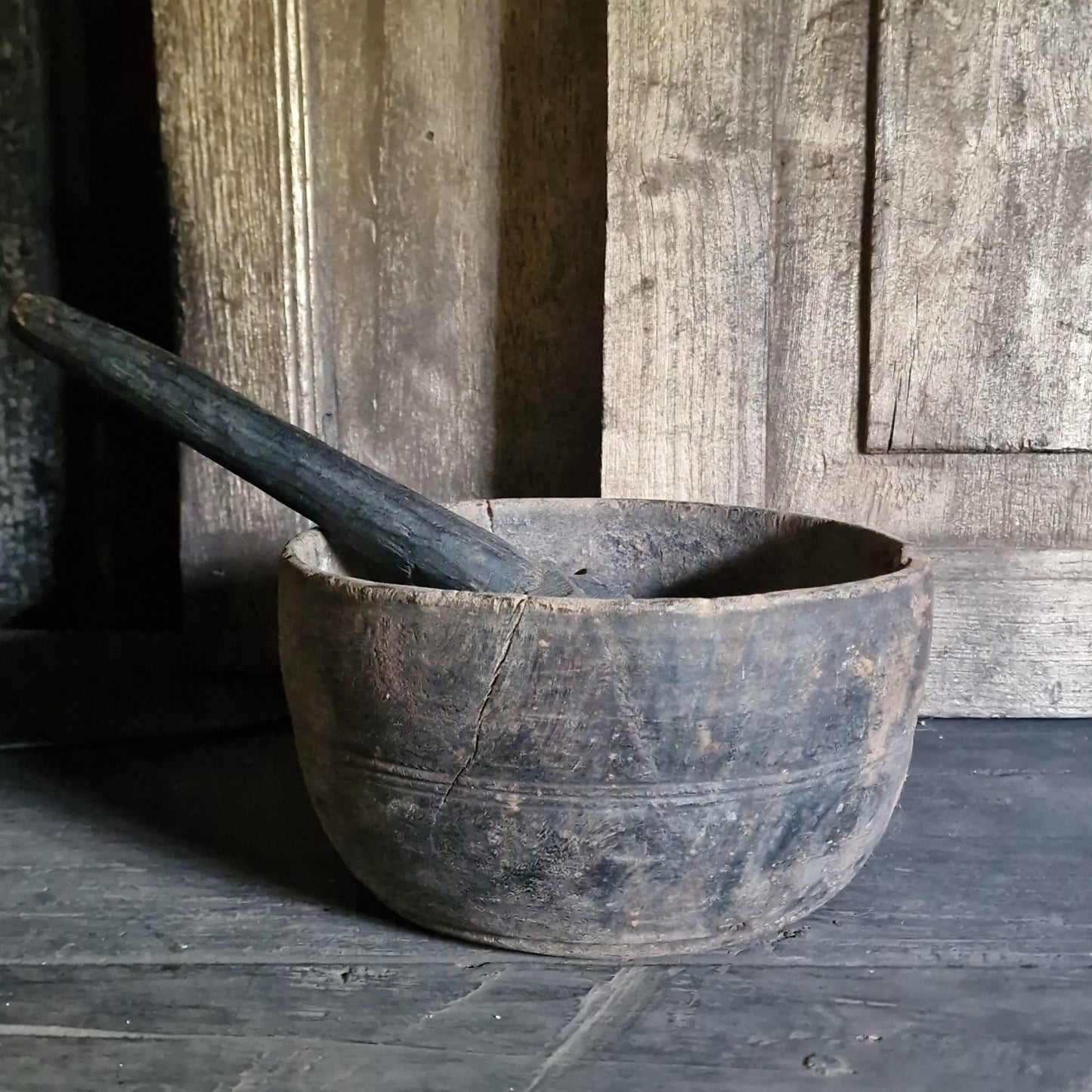 Oud Houten Kom #1