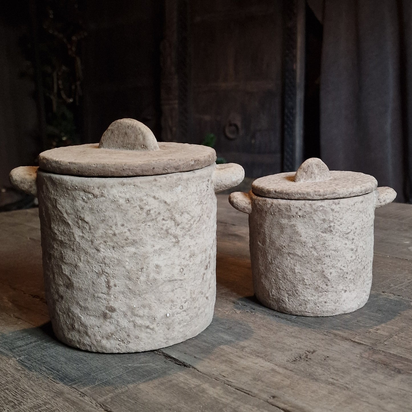 Pot Met Deksel L Leem