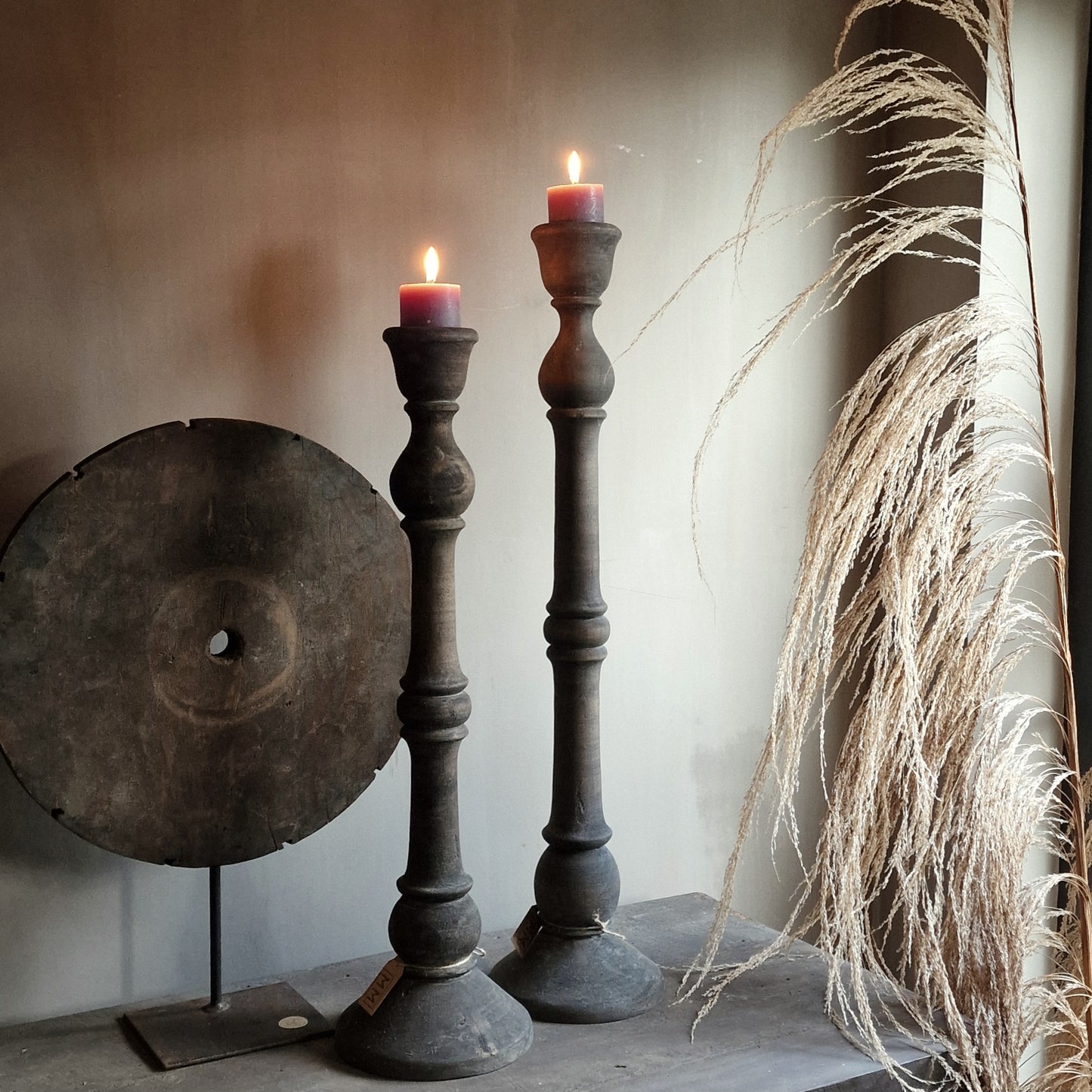 Houten Kandelaar #1