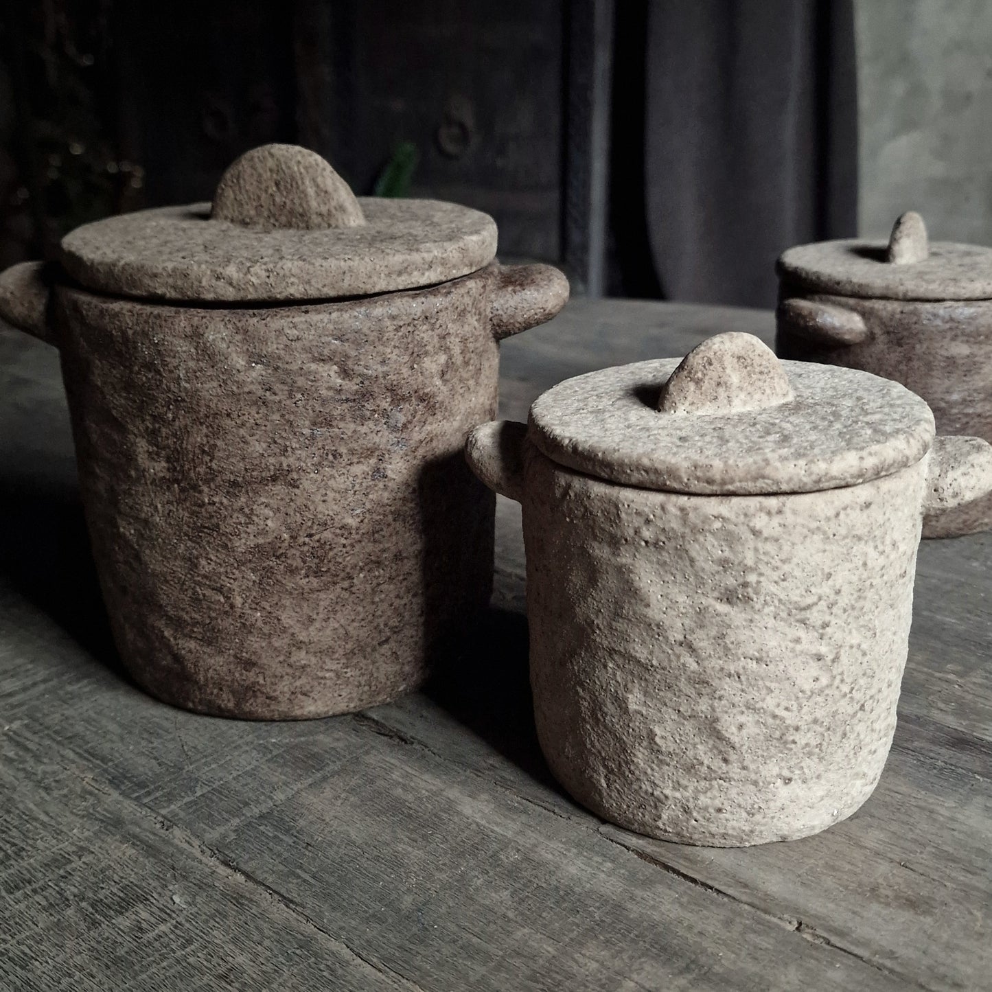 Pot Met deksel M leem