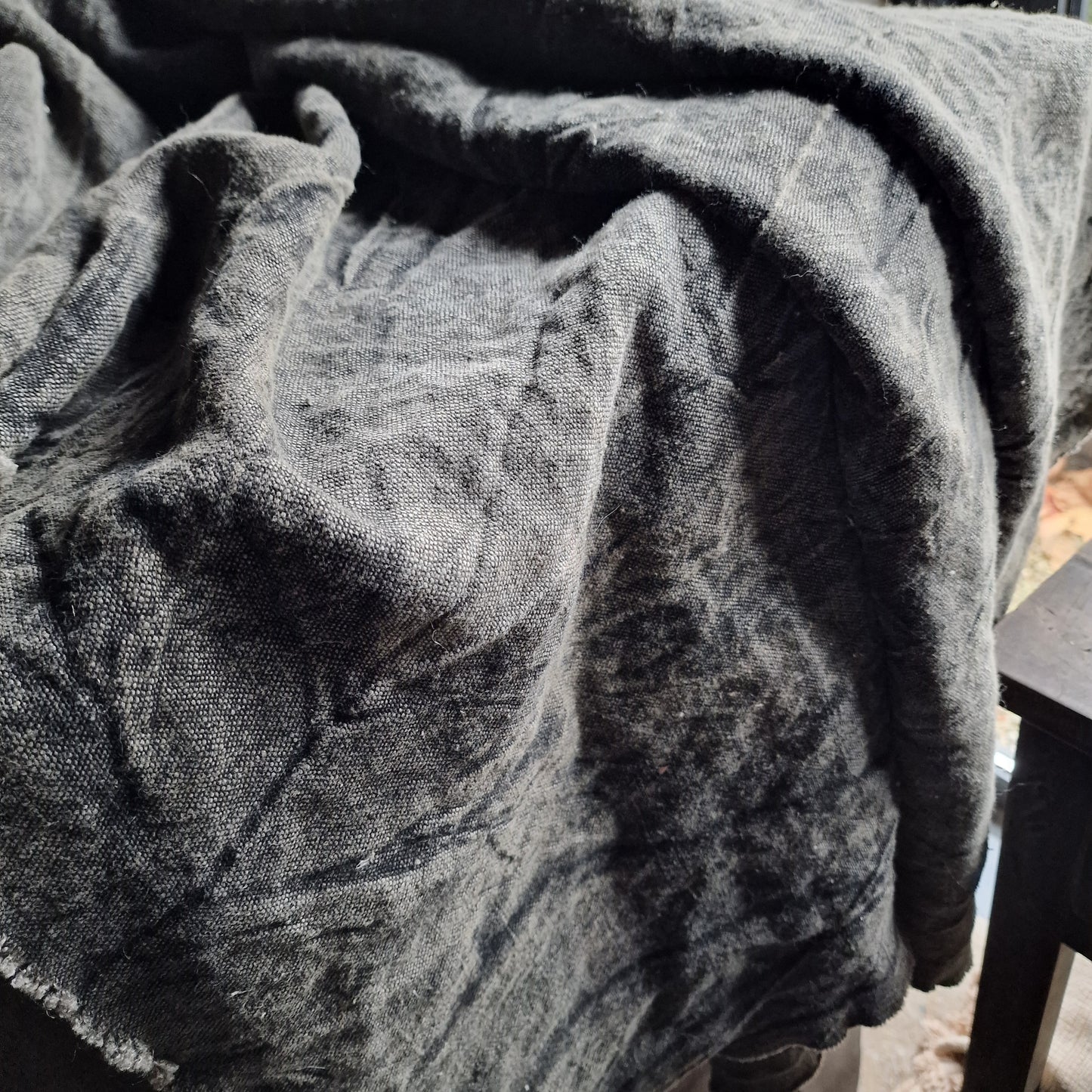 Plaid Stonewashed Linnen