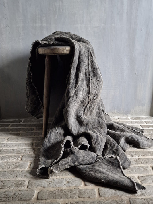 Plaid Stonewashed Linnen