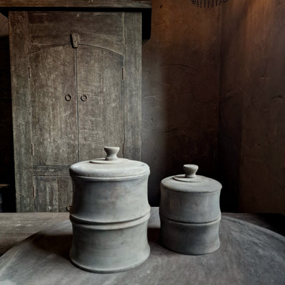 Houten Pot S Vergrijsd