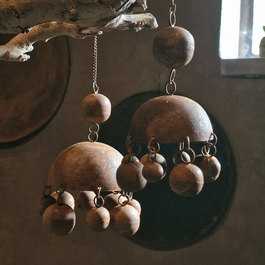 Metalen Hangbellen Roest M MM SELECTED