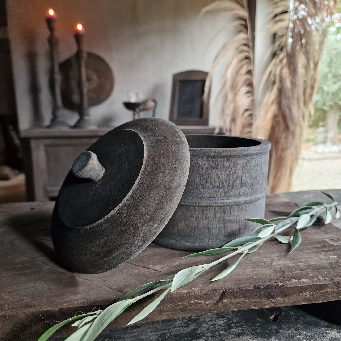 Houten Potje Vergrijsd #3