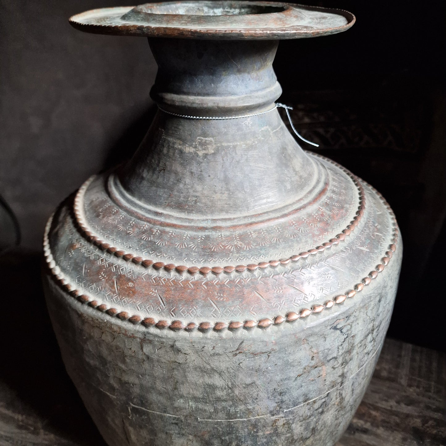 Antieke Indiase waterkruik HOFFZ INTERIOR