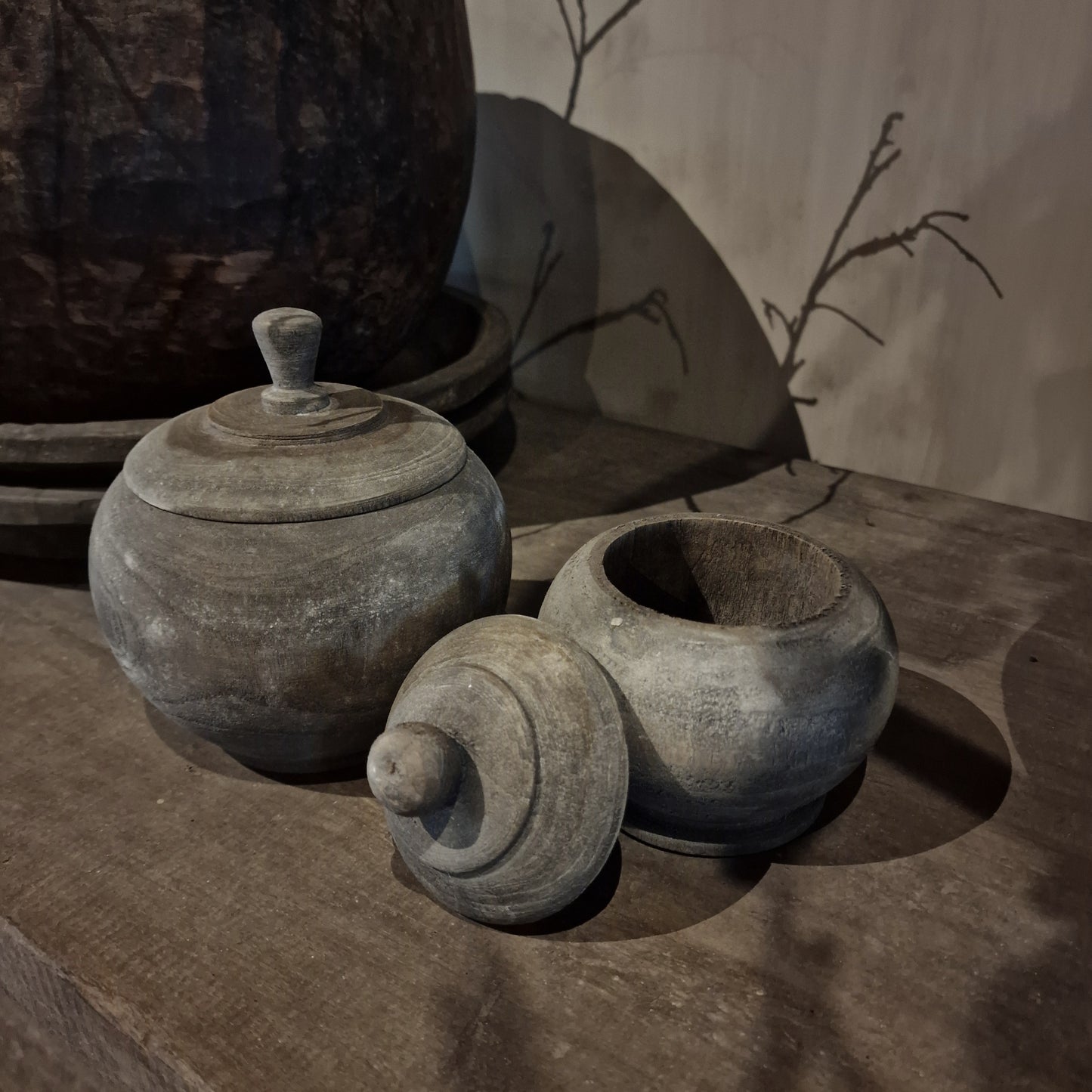 Potje Vergrijsd Hout #1