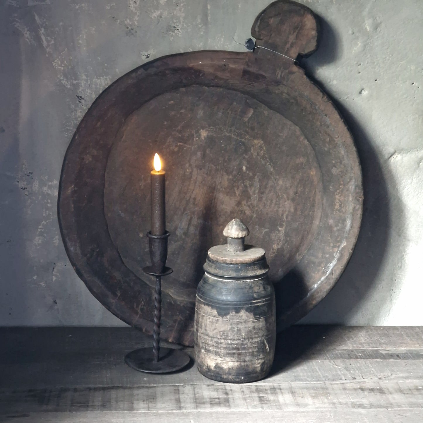 Oude Houten Schaal HOFFZ INTERIOR