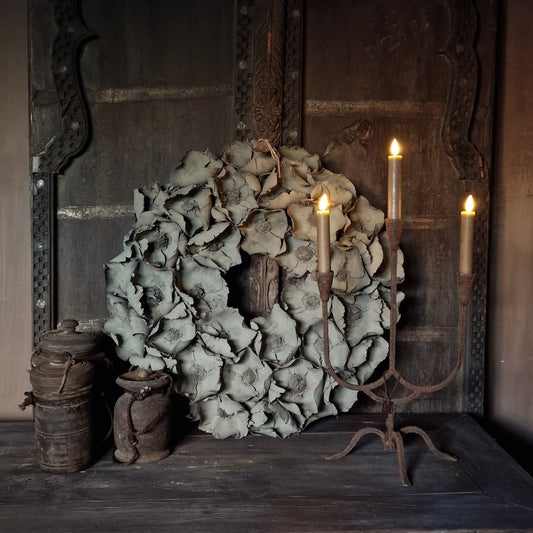 Palm Cup Krans Old Green