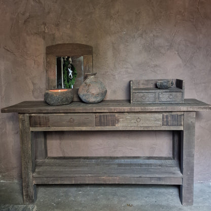 Sidetable Driftwood 2 lades