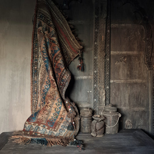 Antieke Nomadische Opbergzak