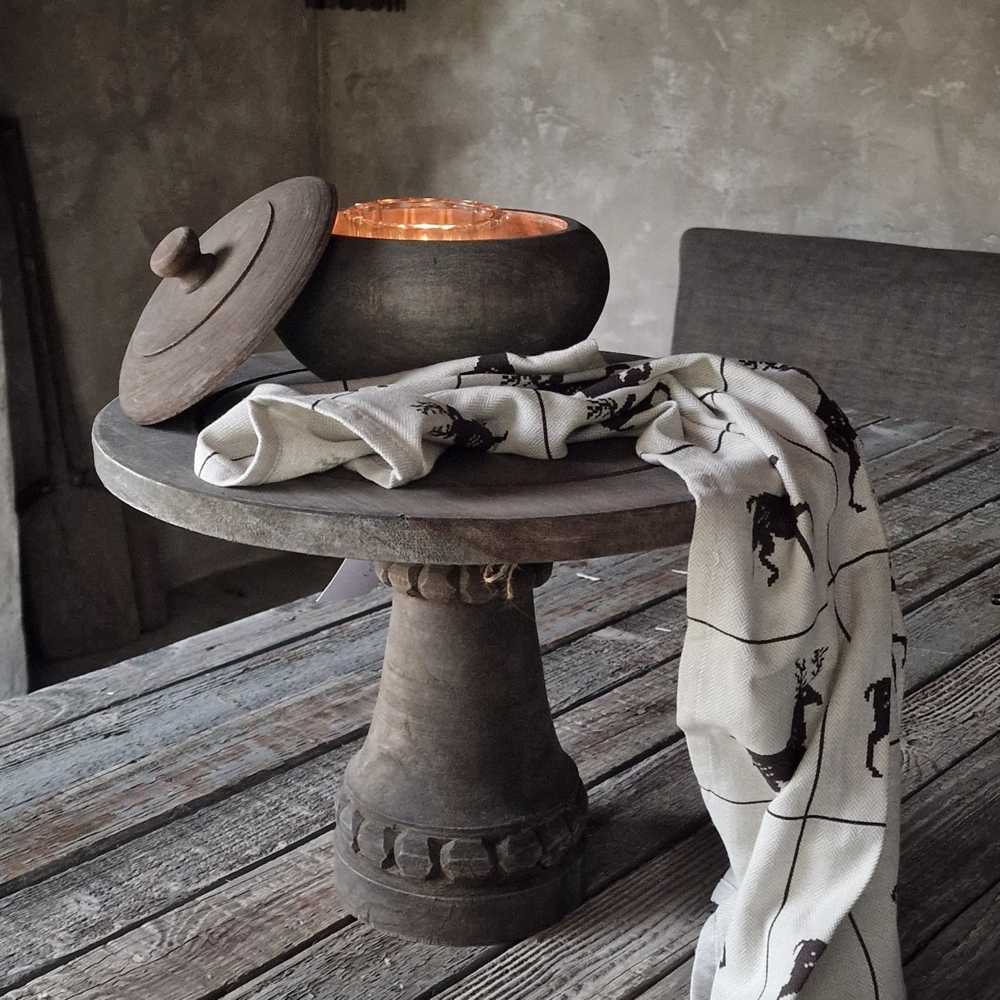 Etagére Vergrijsd Hout